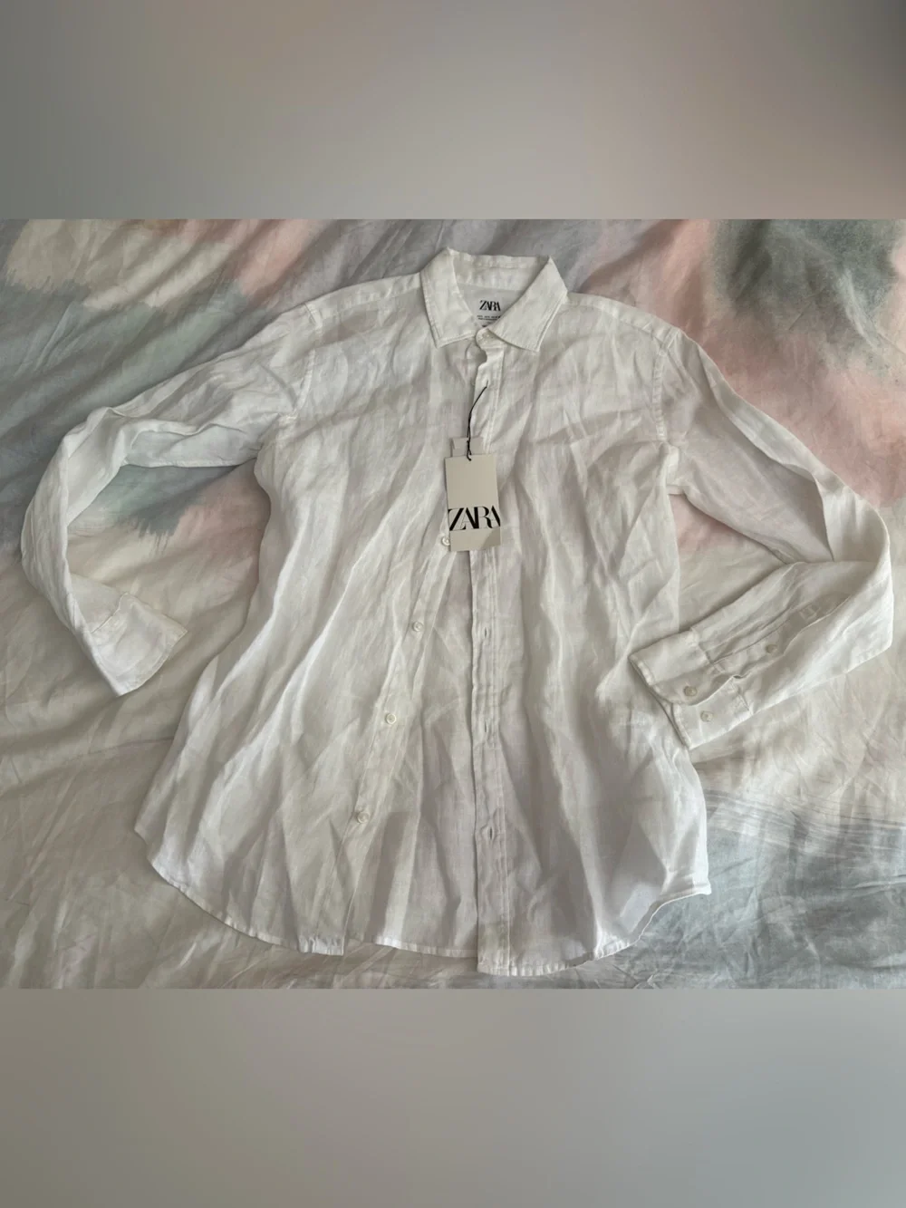 ZARA 100% LINEN SHIRT